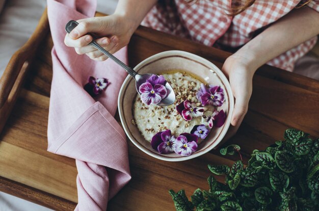 Miska s domácim jedlom